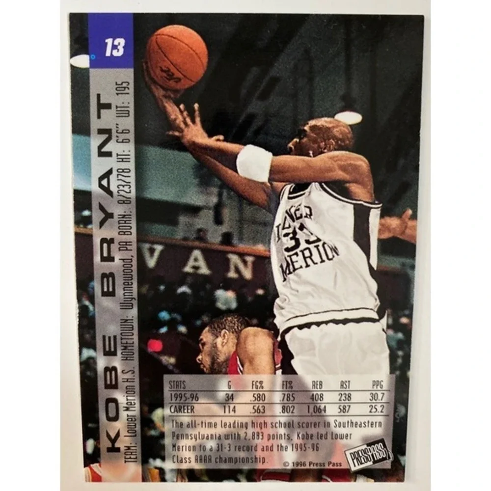 '96-'97 Press Pass Draft Pick HS‎ Rookie